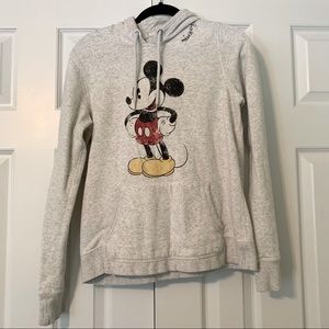 Mickey Mouse light gray hoodie